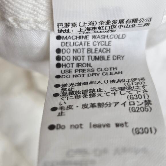 Moussy‎ Vintage Kelley Mid Rise Tapered Ankle Jeans White Distressed Size 26 - Picture 15 of 16